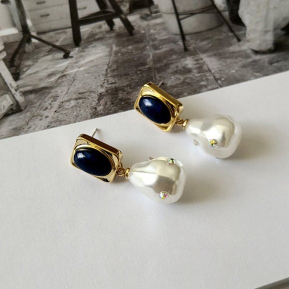 Pearl and diamond temperament earring ZBGJZB00140 - Picture 3 of 5